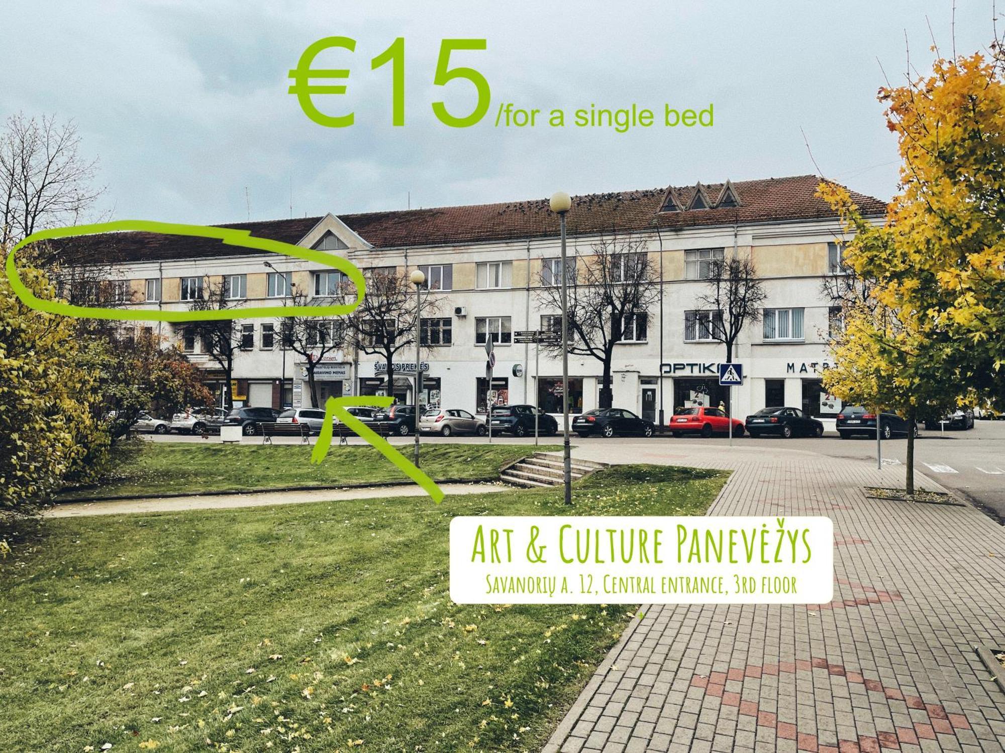 Hostel Art & Culture Panevėžys Zewnętrze zdjęcie